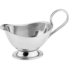 Sauce boat with handle stainless steel ,H=13,L=19,B=9cm