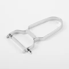 Нож для чистки овощей и фруктов сталь нерж. ,L=110,B=55мм металлич., изображение 3