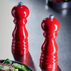 Мельница для перца «Париж» лак бук D=55,H=180мм красный, изображение 4
