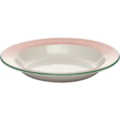 Тарелка глубокая «Рио Пинк» фарфор D=21,5см белый,розов., изображение 3