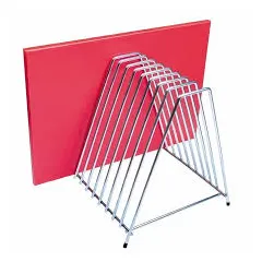 Подставка для досок (10 отдел.) сталь ,H=35,L=30,B=35см металлич.