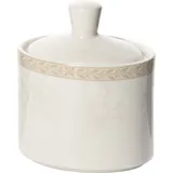 Сахарница «Антуанетт» фарфор 200мл D=10,H=6см белый,олив.