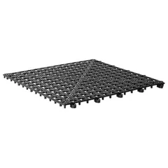 Bar mat embossed polyprop. ,L=33,B=33cm black