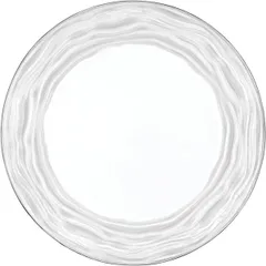 Plate “Oasi” small  glass  D=28cm  clear.