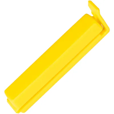 Клипса универс. д/пакетов полипроп. ,L=8см желт., изображение 4