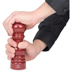 Мельница для соли «Париж» лак дерево D=55,H=180мм бордо, изображение 2