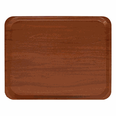 Rectangular tray plastic ,L=61,B=43cm brown.