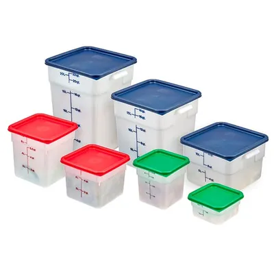 Крышка для контейнера для продуктов 2SFSPP, 4SFSPP полиэтилен ,L=18,5,B=18,5см зелен., изображение 9