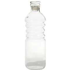 Bottle with cap glass 0.588l D=70,H=225mm clear.