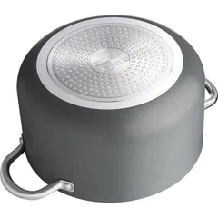 Кастрюля «Уитфорд» без крышки алюм.литой,сталь нерж. 5,5л D=24,H=13,5см граф.,черный, изображение 2