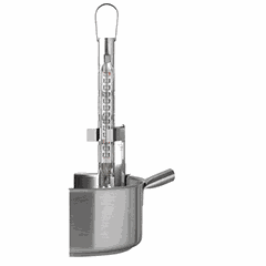 Holder for thermometer stainless steel ,H=13.7cm