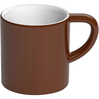 Чашка кофейная «Бонд» фарфор 80мл коричнев., Цвет: Коричневый