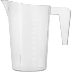 Стакан мерный с ручкой пластик 1л ,H=18,8,L=18,B=11,6см белый, изображение 2