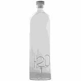 Бутылка «H2O» с пробкой стекло 1,5л D=9,H=32см
