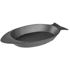 Frying pan for fajitas “Amber Cast” cast iron ,H=45,L=485,B=193mm gray