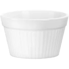 Sauce boat “Buffet Corolla” glass 120ml D=79,H=46.5mm white