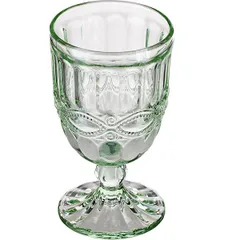 Бокал для вина «Соланж» стекло 275мл D=80,H=146мм зелен., изображение 2