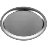 Oval tray “Caffehouse”  stainless steel , L=20, B=14.5 cm  silver, matte