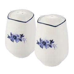 Набор для специй «Блю Флауэр» фарфор D=60,H=75мм белый,синий