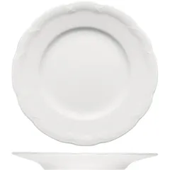 Plate “Stuttgart” small  porcelain  D=270, H=25mm  white