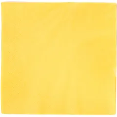 Салфетки бумажные трехслойные 33*33см[250шт] бум. салфет. ,H=11,L=33,B=17см желт.