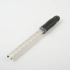 Терка с ручкой сталь нерж.,пластик ,L=325/220,B=25мм металлич.,черный