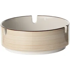 Пепельница «Чино» фарфор D=100,H=35мм белый,бежев.