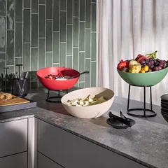 Салатник «Фростфаер» алюмин. 3л D=32,5,H=14см бежев., изображение 3