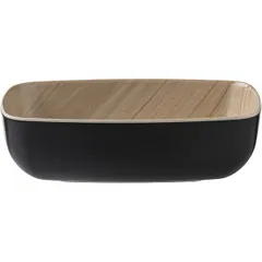 Салатник GN1/9 пластик 0,5л ,H=55,L=176,B=108мм черный,бежев., изображение 4