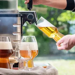 Бокал для пива «Биратэк» хр.стекло 0,75л D=10,6,H=18,4см прозр., изображение 2