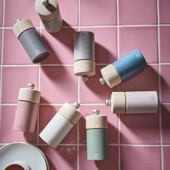 Мельница для соли «Бореаль» бук ,H=12см свет.-сер., изображение 2