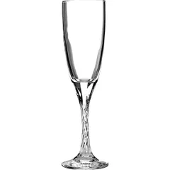 Flute glass “Twist” glass 150ml D=55,H=210mm clear.