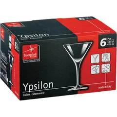 Коктейльная рюмка «Эпсилон» стекло 245мл D=11,H=18,4см прозр., изображение 2