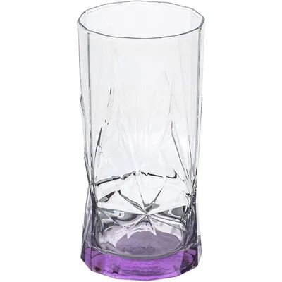 Хайбол «Рош» стекло 450мл D=75,H=146мм фиолет., Цвет: Фиолетовый, изображение 2