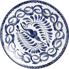 “Puebla Blue” pie plate  porcelain  D=15.8 cm  white, blue