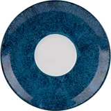 Блюдце «Аида» с декором фарфор D=16см синий