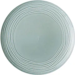 Plate bone porcelain D=280,H=22mm blue.