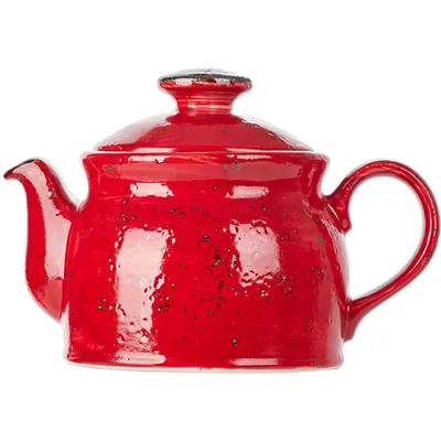Чайник заварочный «Крафт Рэд» фарфор 425мл красный