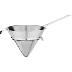 Sieve-cone stainless steel D=21,H=19,L=44cm metal.