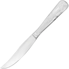 Steak knife "King's Stainless Steel"  stainless steel , L=218/115, B=20mm  silver.