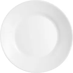 Plate “Restaurant” glass D=195,H=20mm white