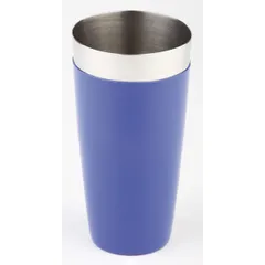 American shaker “Boston” vinyl  stainless steel, glass  0.7 l  D=9, H=30 cm  blue, clear.