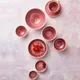 Тарелка «Аврора Везувиус Роуз Кварц» с бортом фарфор 1,2л D=205,H=55мм розов., изображение 3