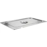 Крышка для гастроемкости GN 1/1 с вырезом для ложки сталь нерж. ,H=3,L=54,B=34см металлич.