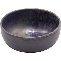 Salad bowl “Phobos” ceramics 1.25l D=180,H=85mm gray,blue