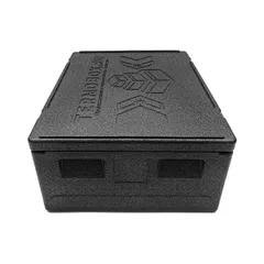 Термоконтейнер «Про» до 80 кг полипроп. 84л ,H=32,L=80,B=60см черный, изображение 2