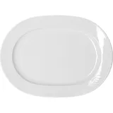 Блюдо «Карат» овальное фарфор ,L=32,5,B=25,5см белый