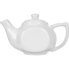 Teapot “Prootel” with lid  porcelain  260 ml  white