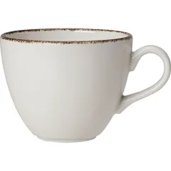 Чашка чайная «Браун Дэппл» фарфор 285мл D=95мм белый,коричнев.