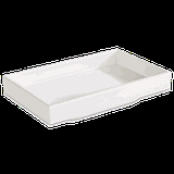 Контейнер для бенто «Азия  Плюс» пластик 150мл ,H=30,L=155,B=95мм белый